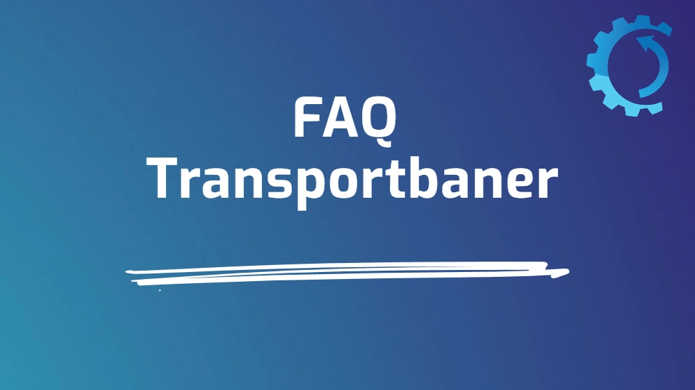 Ofte stilte spørsmål om transportbaner